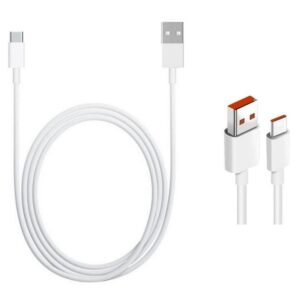 Cable Xiaomi  Xiaomi Original USB-C Data Cable 6A 1m White (Bulk)