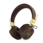 Üleminek Guess  Guess PU Leather 4G Metal Logo BT5.3 Stereo Headphone Brown 