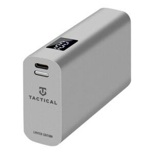 Внешний аккумулятор Tactical  Tactical EDC Brick 9600mAh Raw Silver