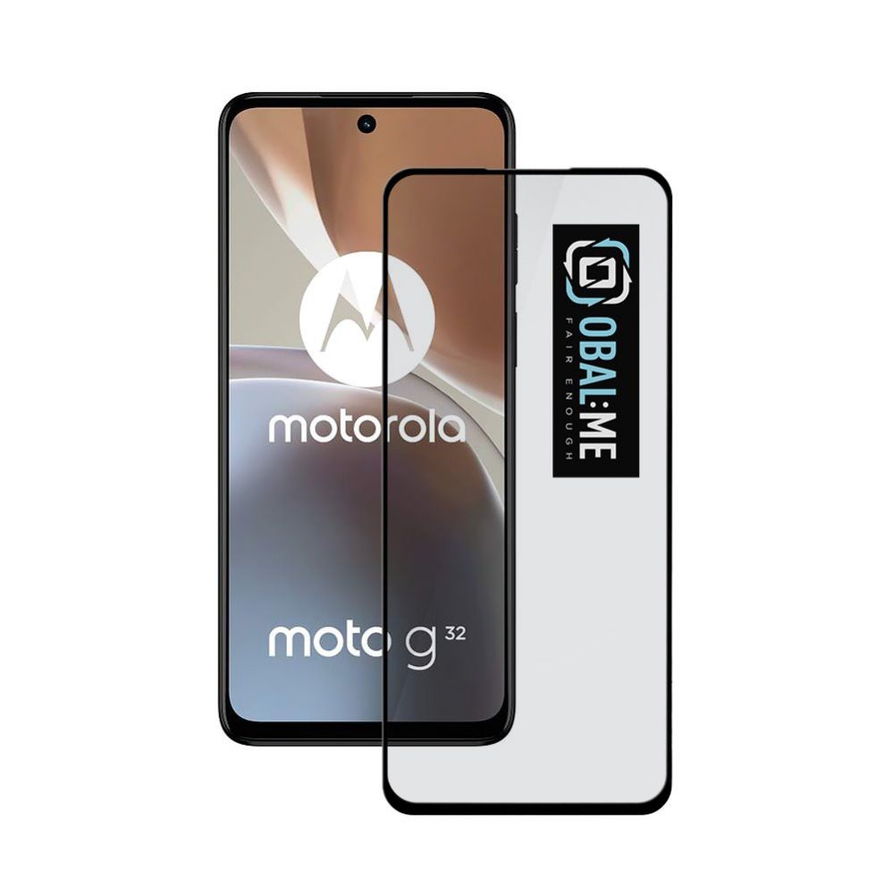 Protective glass - OBAL:ME 5D Glass Screen Protector for Motorola G32 Black