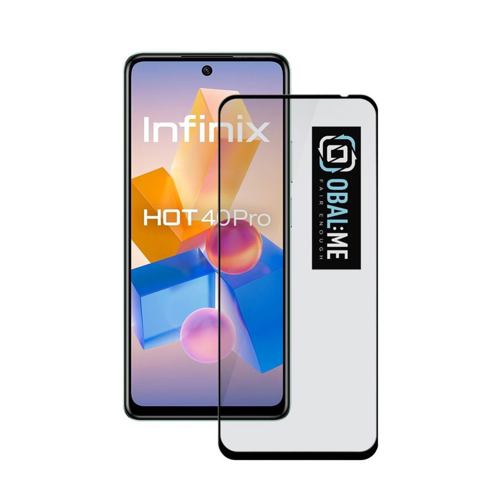 Protective glass - OBAL:ME 5D Glass Screen Protector for Infinix Hot 40 Pro Black