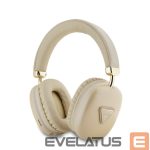 Converter -  Guess Saffiano PU Leather Triangle Logo Wireless Headhones Gold