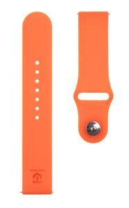 Siksniņa Tactical  22mm Silicone Watch Strap and Watch Band Orange