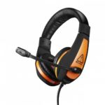 Ausinės su mikrofonu Canyon  Gaming headset 3.5mm jack with adjustable microphone and volume control Black Orange