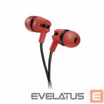 Laidinės ausinės Canyon  SEP-4 Stereo earphone with microphone 3.5 mm Red