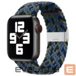Rihm iLike Apple Watch 38/40/41mm Braided Fabric Strap Blue