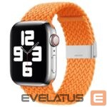 Dirželis iLike Apple Watch 38/40/41mm Braided Fabric Strap Orange