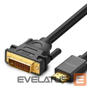 Adapteris iLike  Ugreen cable HDMI - DVI 4K 60Hz 30AWG cable 1m Black