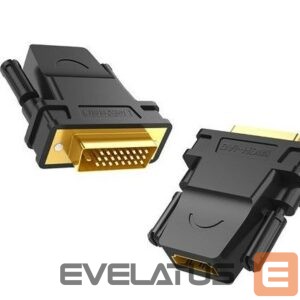 Adapteris iLike  HDMI adapter (female) - DVI 24 + 1 (male) FHD 60 Hz Black