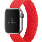 Siksniņa Tactical  Braided String Band for Watch 1/2/3/4/5/6/7/SE 42/44/45mm size M Red