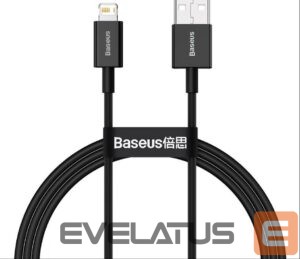 Kabelis Baseus  Cable Superior USB - Lightning 1,0 m 2,4A Black