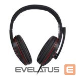Laidinės ausinės Gembird  MHS-U-001 USB headphones USB, Glossy black, Built-in microphone 