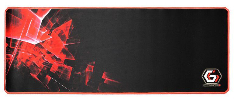 Arvutitoolid / lauad Gembird Gaming mouse pad PRO, extra large, Black/Red, Extra wide pad surface size 350 x 900 mm