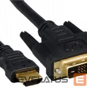 Аксессуар для мониторов Gembird  Monitoru kabelis HDMI/DVI-DM (18+1) 1.8m 