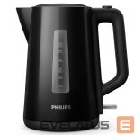 Teapot Philips  Kettle HD9318/20 Electric, 2200 W, 1.7 L, Plastic, 360° rotational base, Black 
