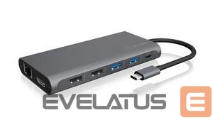 Muud kaubad Raidsonic  12-in-1 USB Type-C dock with PD 100W BOX IB-DK4050-CPD 2xUSB 3.0 Type-A, 2xUSB 2.0 Type-A, 1xUSB 3.0 Type-C, 1xLAN RJ45, 2xHDMI, 1xDisplayPort 