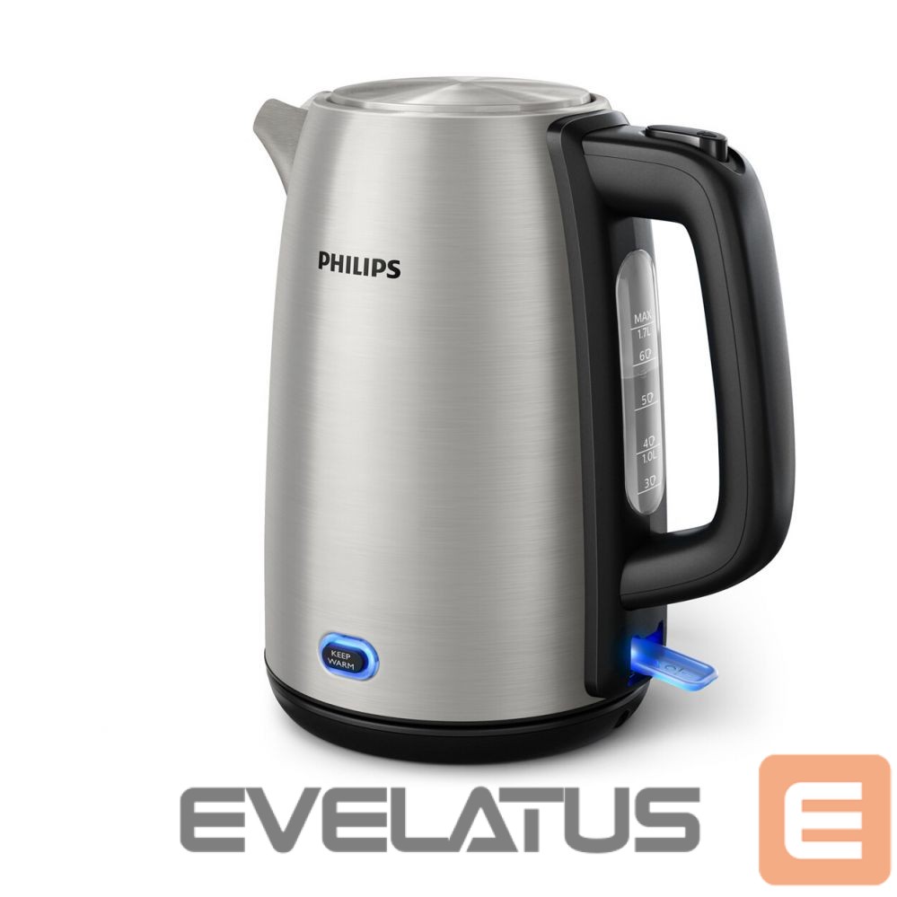 Veekeetja Philips Kettle HD9353/90 Viva Collection Electric, 1740-2060 W, 1.7 L, Stainless steel, 360° rotational base, Stainless steel