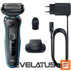 Бритва Braun  Shaver 51-M1200s	 Operating time (max) 50 min, Wet & Dry, Black/Mint 