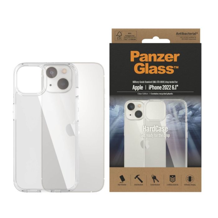 Back panel cover PanzerGlass - HardCase Apple, iPhone 14/13, Clear