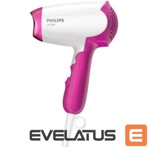 Hair dryer Philips  Hair Dryer BHD003/00 1400 W, Number of temperature settings 2, White/Pink 