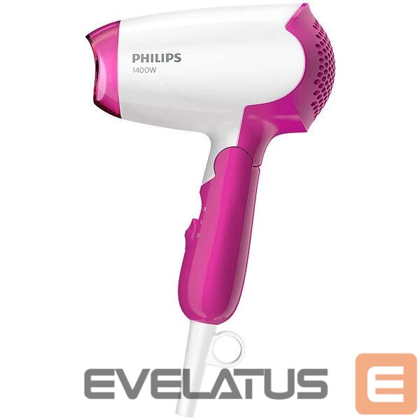 Juukseföön Philips Hair Dryer BHD003/00 1400 W, Number of temperature settings 2, White/Pink