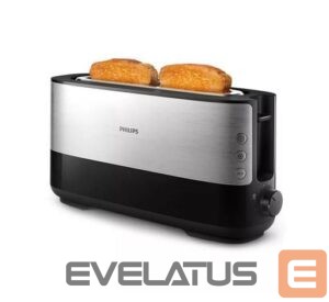 Tosters Philips  Toaster HD2692/90 Viva Collection Power 950 W, Number of slots 2, Housing material  Metal/Plastic, Black 