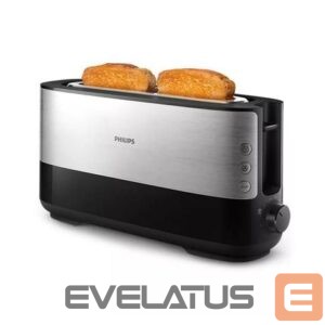 Röster Philips  Toaster HD2692/90 Viva Collection Power 950 W, Number of slots 2, Housing material  Metal/Plastic, Black 
