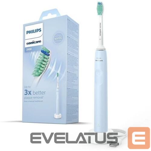 Hambahari Philips Sonicare Electric Toothbrush HX3651/12 Rechargeable, For adults, Number of brush heads included 1, Number of teeth brushing modes 1, Sonic technology, Light Blue