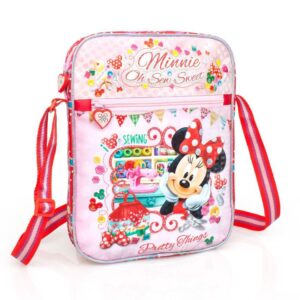 Somas un mugursomas Disney  Premium Plecu soma meitenēm Minnie Pretty Things 3D 33215 Pink