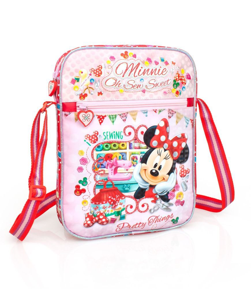 Somas un mugursomas Disney Premium Plecu soma meitenēm Minnie Pretty Things 3D 33215 Pink