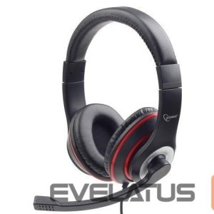 Wireless headphones Gembird  Stereo headset, «Los Angeles» + microphone, passive noise canceling Black, 3.5 mm 