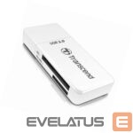 USB atmintinė Transcend Universal RDF5 Card Reader - USB 3.1/3.0 (SD+Micro) White