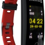 Fitness bracelet Evelatus  Fitness Tracker EFT02 Black Red