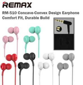 Vadu austiņas Remax  Earphone RM-510 Universal 3,5mm Blue