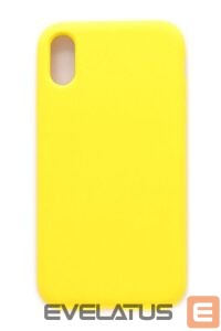 Aizmugurējais vāciņš Evelatus Apple iPhone Xs Premium Soft Touch Silicone Case Light Yellow