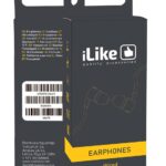 Vadu austiņas iLike - iLike Earphones IEA01BK  3.5mm Black