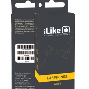 Kõrvaklapid iLike - Earphones IEA01WH 3.5mm White