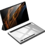 Maciņš grāmata Dux Ducis  Toby Armored Flip Smart Case Galaxy Tab S8 Ultra with Stylus Holder Black