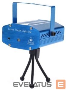 Virtene iekštelpām KL  Mini Laser Stage Lighting Projetor CB01 Red & Green with FIGURE 