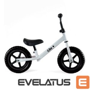 Balensēšanas velosipēds bērniem iLike Universal Balance Bike White