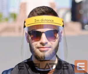 Face protection iLike - Face Shield 0.3mm with sponge 