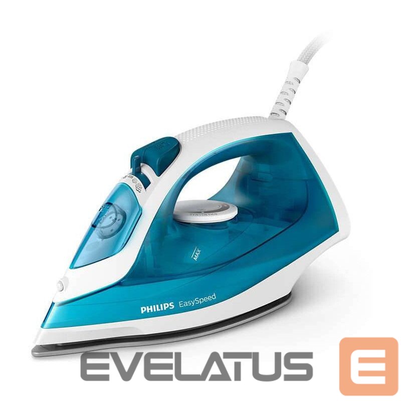 Triikrauad Philips Iron EasySpeed GC1750/20 Steam Iron, 2000 W, Water tank capacity 220 ml, Continuous steam 25 g/min, Blue