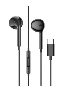 Vadu austiņas Borofone  BM80 MAGNIFICENT HEADPHONES WITH MICROPHONE TYPE C Black