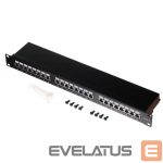 Kompiuterių komponentai Netrack  104-07  patch panel 19 24 