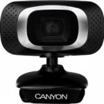 Videokaamera Canyon  Webcam 720P HD with USB2.0 connector 360 Black