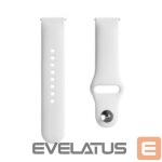 Rihm Evelatus  20mm Silicone Loop Watch Straps (S/M 110mm) White