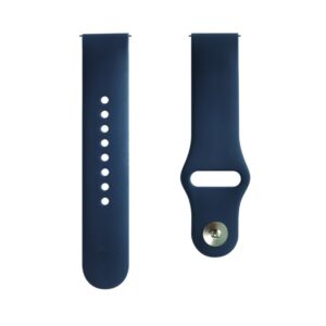 Siksniņa Evelatus  Evelatus watch 22mm Silicone Loop Watch Straps (S/M 110mm) Blue