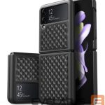 Tagakaaned Dux Ducis Samsung Galaxy Z Flip 4 leather case Venice Black