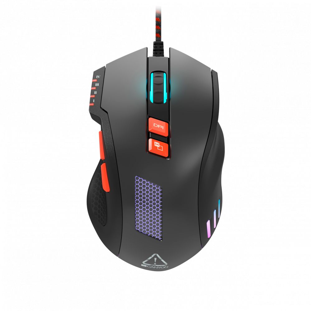 Datora pele Canyon Gaming Mouse Corax GM-5N with 8 programmable buttons Black