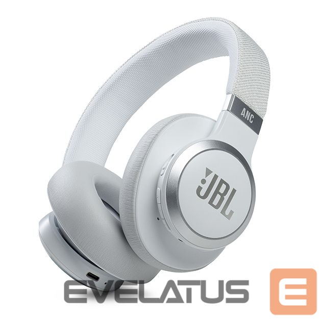 Juhtmevabad kõrvaklapid JBL Live 660NC White